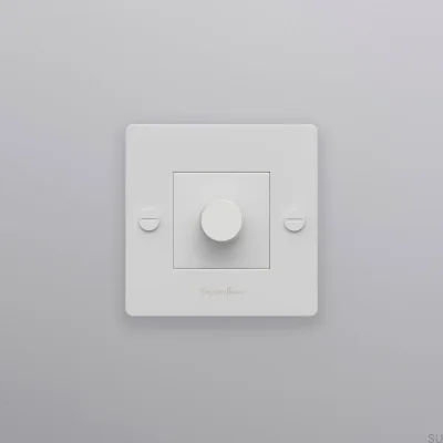 LED-Kreuzleuchte 1G 250W Stahlweiß Europäischer Standard-Dimmer mit Logo