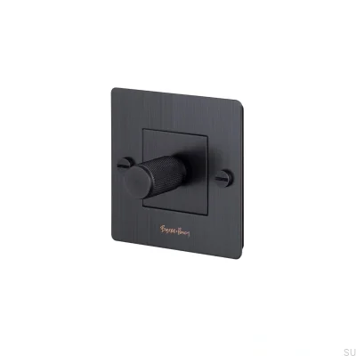 LED-Kreuz-Dimmer 1G 250W mit Logo, Messing, Bronze, Europäischer Standard
