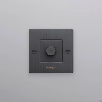 LED-Kreuz-Dimmer 1G 250W mit Logo, Messing, Bronze, Europäischer Standard