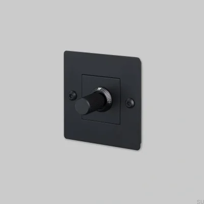 LED-Linearleuchte 1G 120W Stahl Schwarz Europäischer Standard-Dimmer ohne Logo