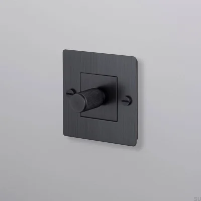 LED-Kreuz-Dimmer 1G 250W ohne Logo, Messing, Bronze, Europäischer Standard