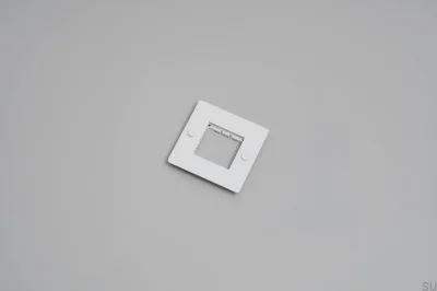 Rahmen ohne Füllung, ohne Logo, Platte 1G Stahl Weiß Europäischer Standard