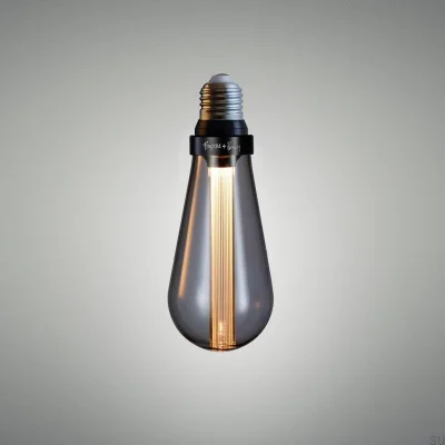 Buster LED E27 2W Rauchglas, dimmbar