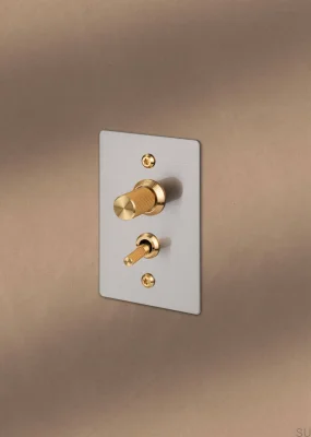 Dekoratives Set für Detail Linear Steel Black Dimmer