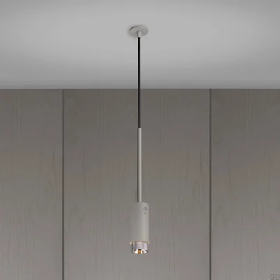 Auspuffkreuz Stahlgrau mit silbernem Pendelscheinwerfer