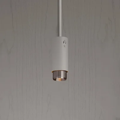 Auspuffanlage Linear Stahlgrau mit silbernem Pendelstrahler