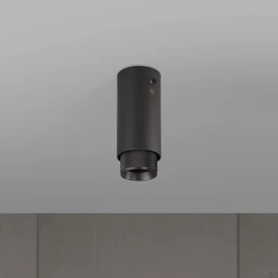 Deckenstrahler mit Abluftsystem, Graphitstahl mit gebranntem Bronze