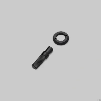 Dekoratives Set für den Detail Linear Steel Black Schalter