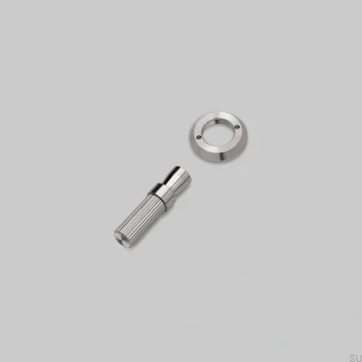 Dekoratives Set für den Detail Linear Steel Silver Schalter