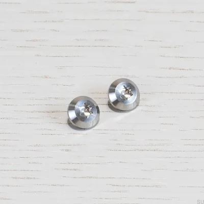 Lineare Torx-Schraubkappe mit langem Griff, silberfarben