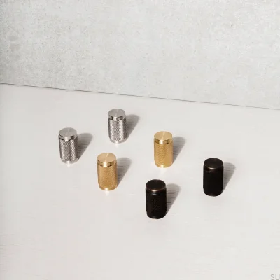 Kreuz 20 Messing-Möbelknauf (2er-Set)