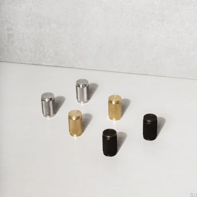 Cross 20 Möbelknopf Messing Gebrannte Bronze (2er-Set)