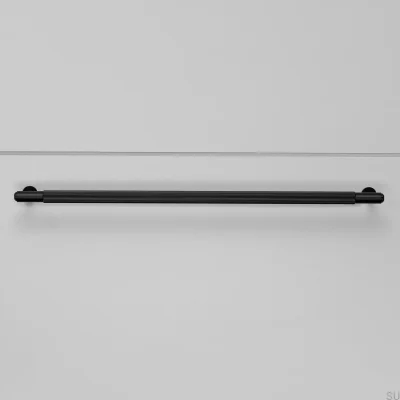 Linearer, länglicher Möbelgriff aus schwarzem Stahl 325
