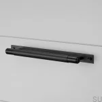 UPB-023993--Uchwyt-meblowy-podłużny-z-podkładką-Pull-Bar-Cross-Medium-Czarny-Buster-+-Punch-Skandynawskie-Uchwyty_1