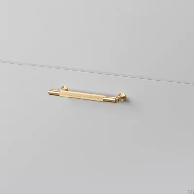 Linearer, länglicher Möbelgriff aus Messing 125