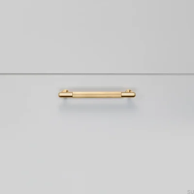 Linearer, länglicher Möbelgriff aus Messing 125
