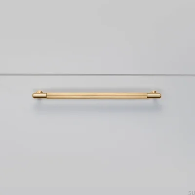 Linearer, länglicher Möbelgriff aus Messing 225