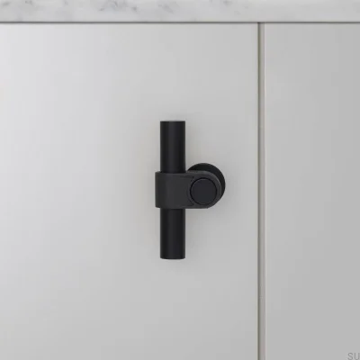 T-Bar-Möbelgriff aus Gussstahl 85, schwarz, für Schweißer geeignet