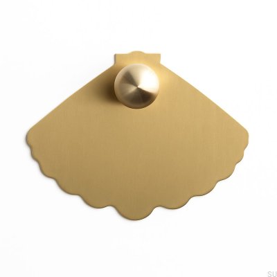 Möbelgriff Shell 65, Messing