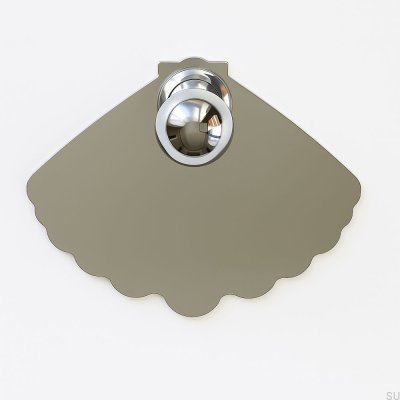 Shell 65 Möbelgriff, Stahl, Silber