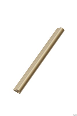 Lucente 224 länglicher Möbelgriff, Aluminium, mattgold