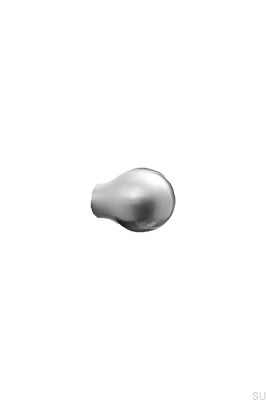 Cane 21.8 Möbelknopf, poliertes Silber