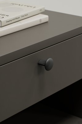 Volumi OceanIX 16 Möbelknöpfe, Kunststoff, Schwarz