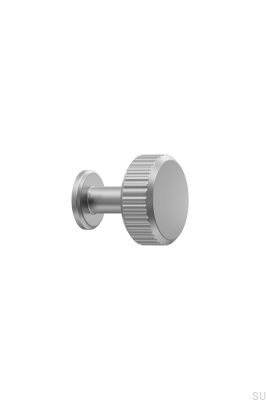 Villa Runder 30 Metall Silber Möbelknopf