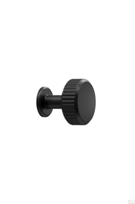 Villa Round 30 Metall-Möbelknopf, mattschwarz