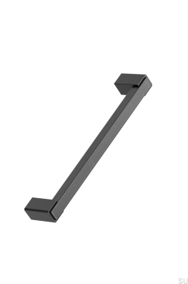 Langer Möbelgriff Segment 160 Eichenholz Mattschwarz
