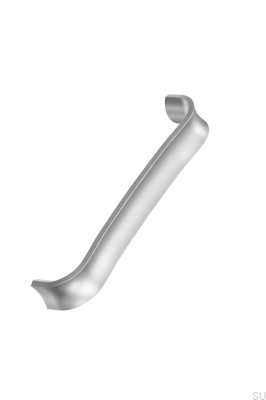 Ribbon 160 Metall Silber Länglicher Möbelgriff