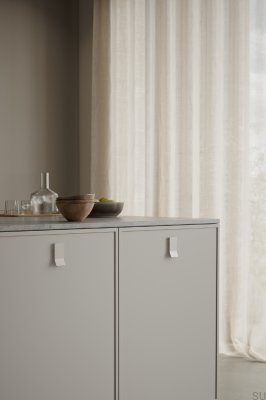 Blatt 32 Metall Beige Länglicher Möbelgriff