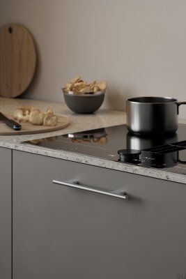 Koupe 128 Aluminium Silber Länglicher Möbelgriff