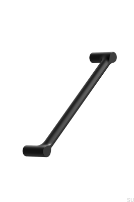 Filo 160 länglicher Möbelgriff, Metall, matt schwarz