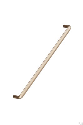 Cobra 320 Metall, gebürstetes Gold, länglicher Möbelgriff