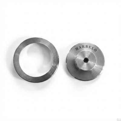 Marbelo DIY 32 Möbelknopf aus Edelstahl