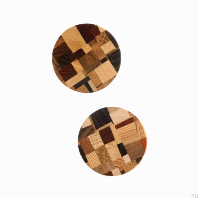 Klimt II 23 Holzmöbelknopf, hartgeölt, farblos, seidenmatt