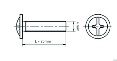 M4x25-Schraube