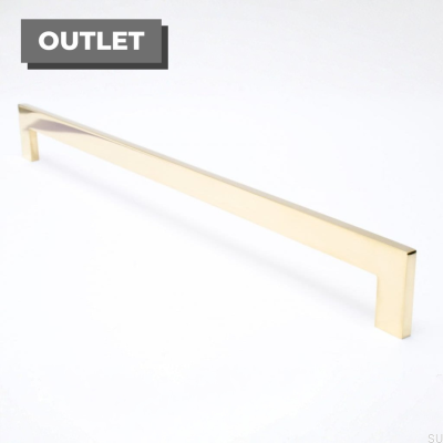 Clean Cut 432 Möbelgriff Goldmessing poliert unlackiert