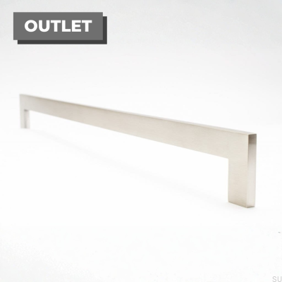 Clean Cut 432 Möbelgriff Silber gebürsteter Stahl