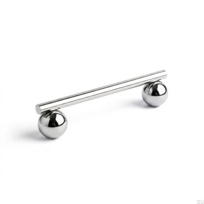 Marbelo 04 M Möbelgriff Messing Silber Chrom