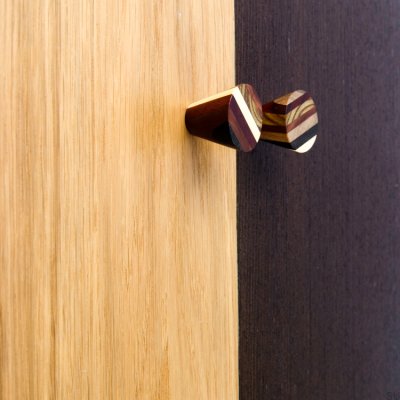Stratum 30 Holzmöbelknopf, hartgeölt, farblos, seidenmatt