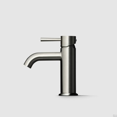EVM074 Waschtischarmatur aus gebürstetem Messing-Nickel
