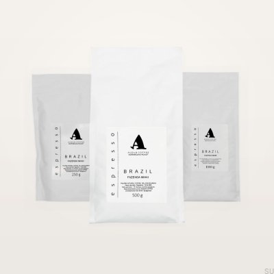 Brasilianischer natürlicher Miaki Espresso, 500 Kaffeebohnen
