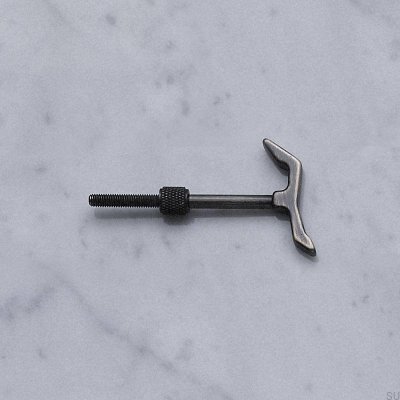 Kreuz 45 Messing, gebrannte Bronze, Wandhänger