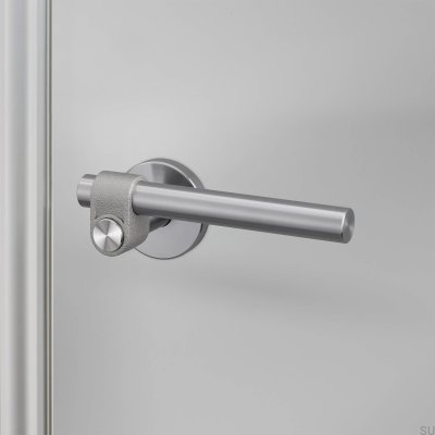 Türgriff aus Stahlguss 38, silber