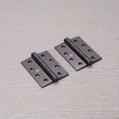 Scharniere für Türen, 102 x 76 x 3 mm, Messing, Bronze-Optik (2er-Set)