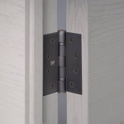 Scharniere für Türen, 102 x 76 x 3 mm, Messing, Bronze-Optik (2er-Set)