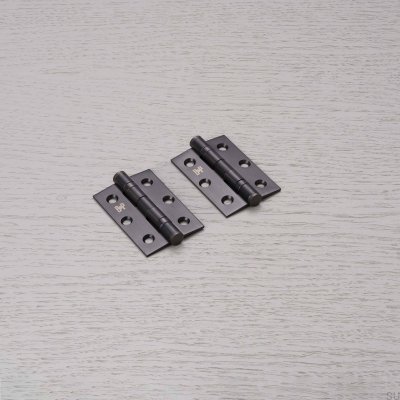 Scharniere für Türen 76 x 51 x 2 mm Messing, Bronze gebrannte Ausführung (2er-Set)