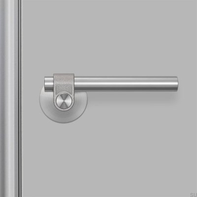 Türgriff aus Stahlguss 38, silber